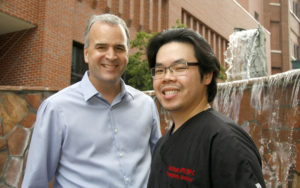 Michael Wadman, M.D., (left) and Thang Nguyen, N.P.