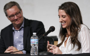 Tyler Martin, Ph.D., (left) and Lisa Bilek, Ph.D.