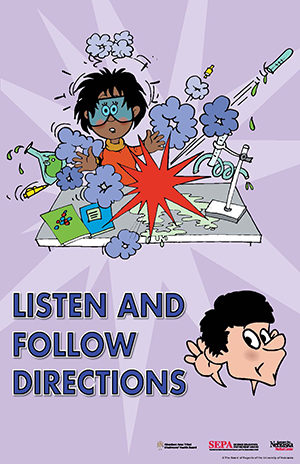Lab safety posters