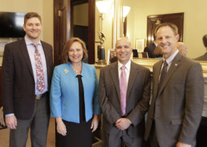 Joshua Sestak, Deb Fischer, Sam Al-Murrani and Michael Dixon.