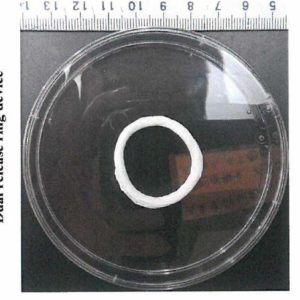 Nanofiber rings for drug delivery