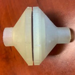 Infectious aerosol filter housing