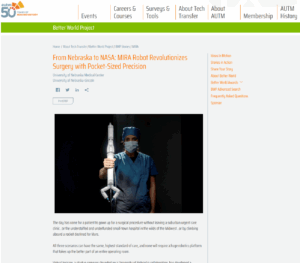 AUTM screen shot