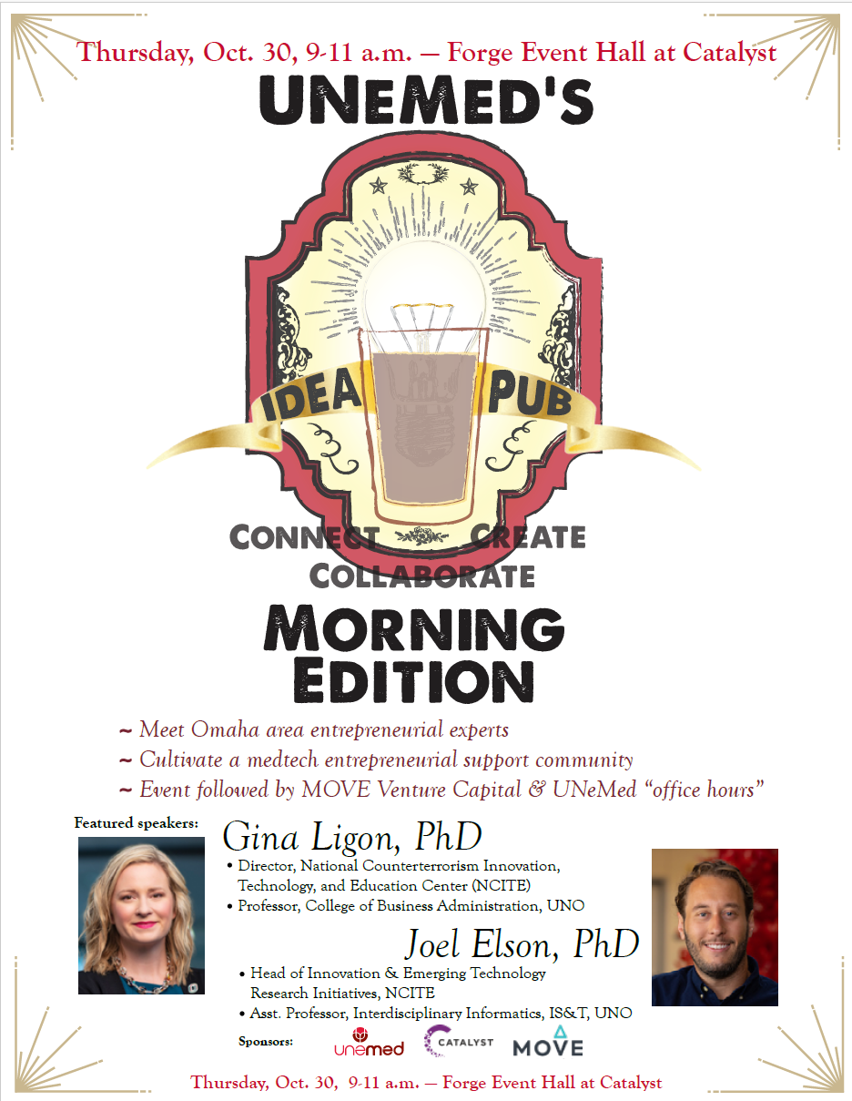 Poster for October 30, 2025 Idea Pub: Morning Edition