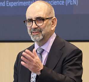 At the March 26, 2026, Morning Edition event at Catalyst Omaha, Howard Gendelman, MD—Chair of UNMC’s Department of Pharmacology and Experimental Neuroscience and Chief Science Officer at his startup, NeuralRegen—delivers a short presentation about the innovative therapies he and his company are developing for treating neurodegenerative diseases.