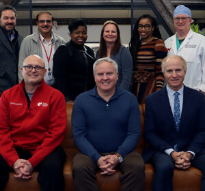 The first cohort of the 2026 Steel Works Health Accelerator are (front, left to right) Steve Salzbrenner, Tim Crane, Ronald Krueger, (back) Kirk Zeller, Ashok Puri, Shiela Fields, Beth Beam, Marcia Shade, Ed O'Leary. Not Pictured: Chris Henkenius.